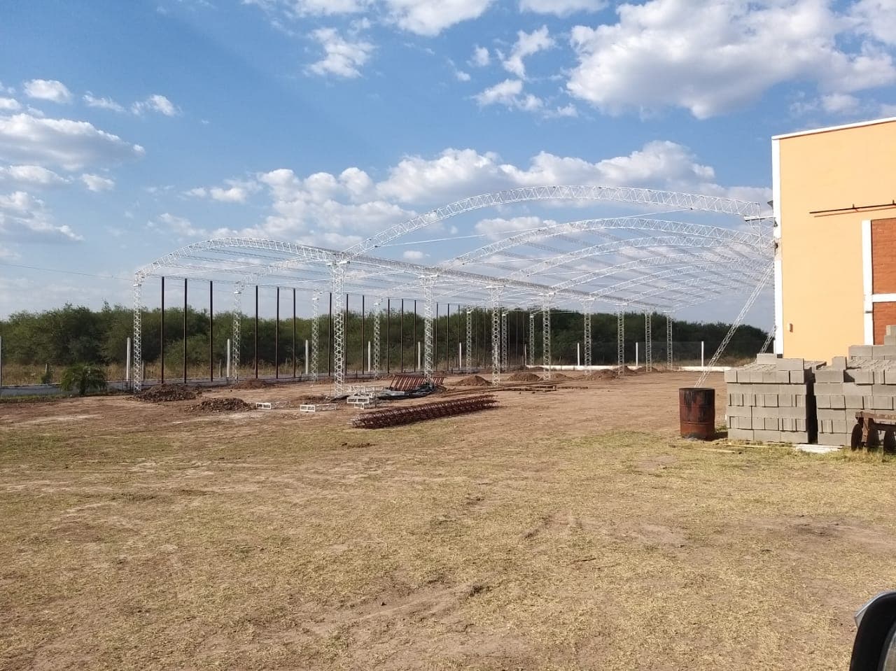 Galpón industrial armado por Konstrudesch en Villa Río Bermejito, Chaco