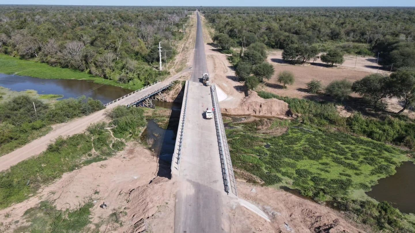 Puente La Sirena sobre la Ruta Provincial 3 en Chaco construido por Konstrudesch