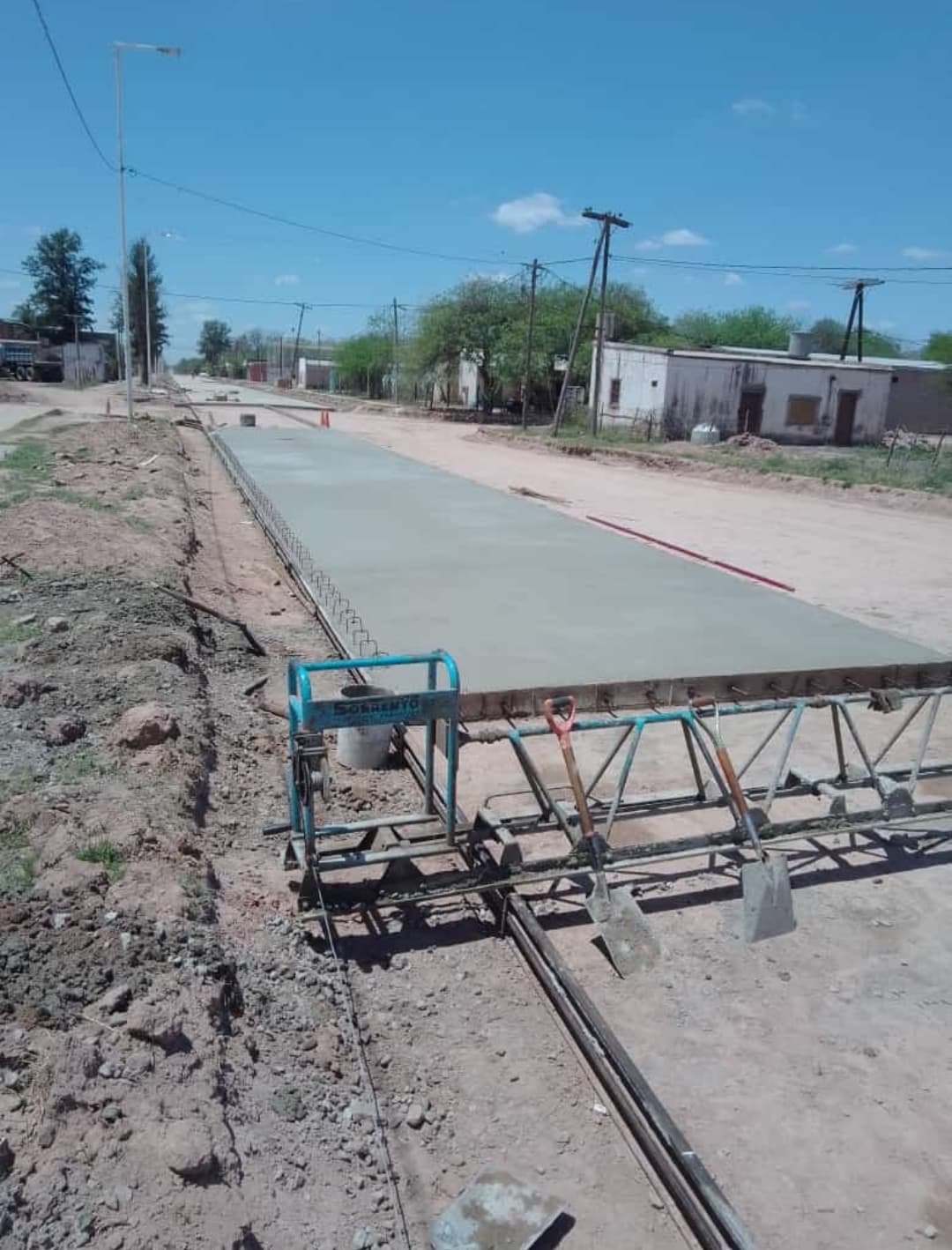 Pavimento urbano construido por Konstrudesch en El Espinillo, Chaco