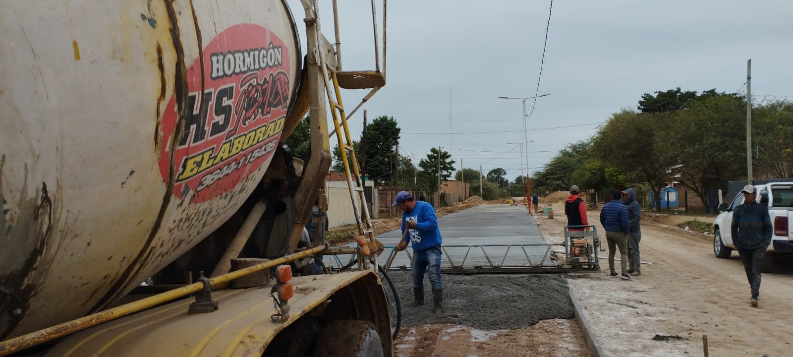 Pavimento urbano construido por Konstrudesch en El Espinillo, Chaco — foto 2