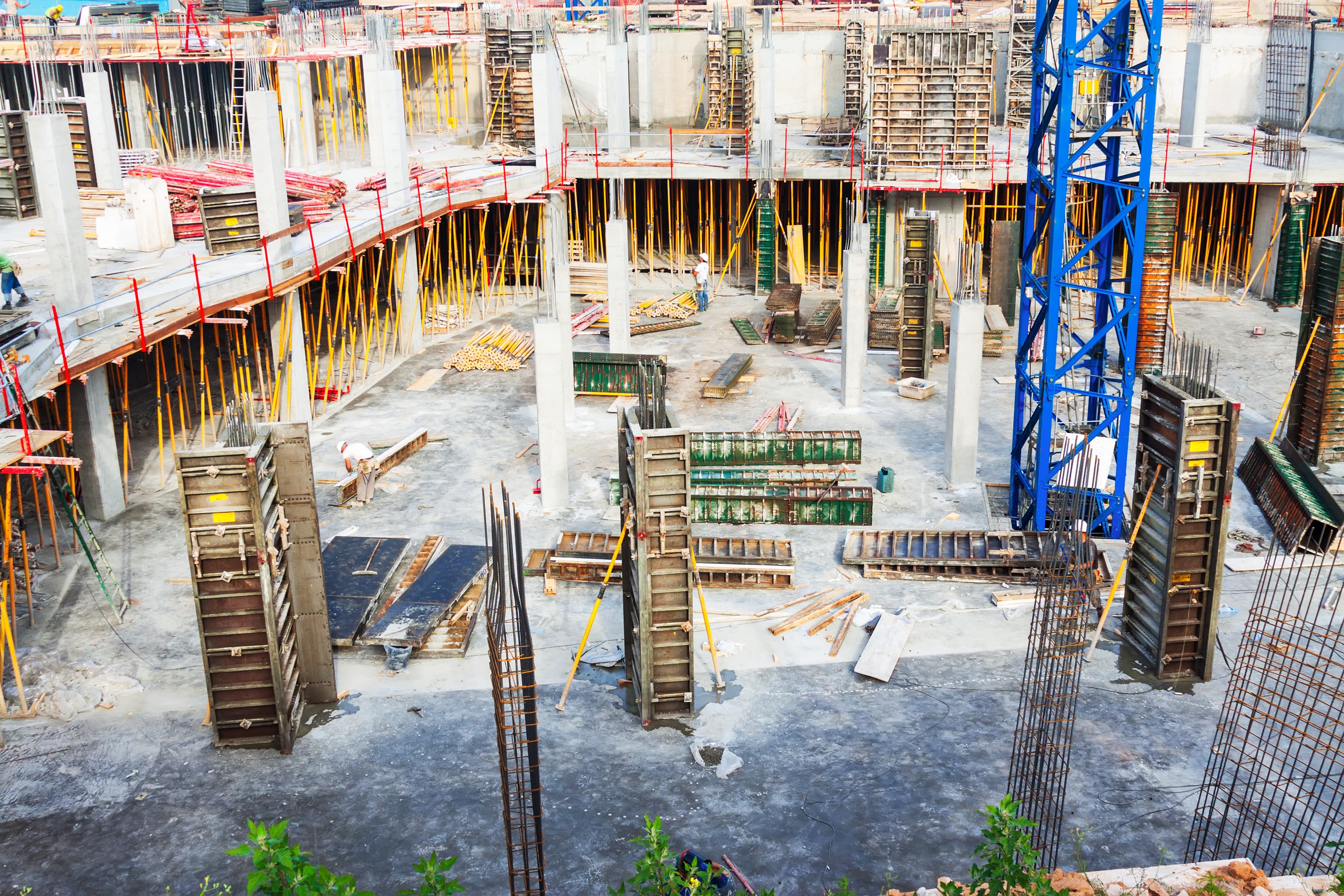 Obra de construcción residencial ejecutada por Konstrudesch